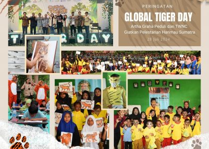 Peringatan Global Tiger Day 2024: Artha Graha Peduli dan TWNC Giatkan Pelestarian Harimau Sumatra