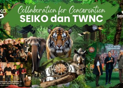 Seiko Indonesia and TWNC Collaborate to Support Sumatran Tiger Conservation